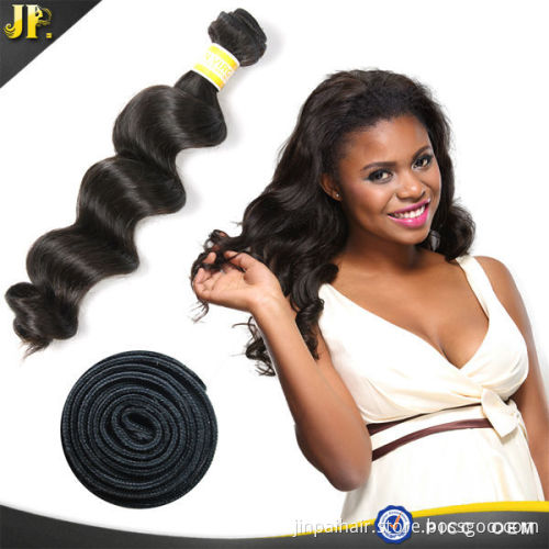 Tangle free loose wave 100% peruvian hair